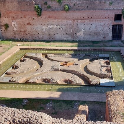 Palatine hill garden in Rome - Horti Farnesiani Сады Фарнезе - Фарнезианские сады Палатин