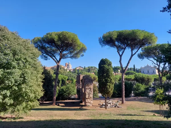 Palatine hill garden in Rome - Horti Farnesiani Сады Фарнезе - Фарнезианские сады Палатин