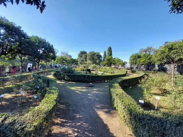 Palatine hill garden in Rome - Horti Farnesiani Сады Фарнезе - Фарнезианские сады Палатинс