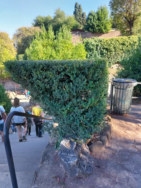 Palatine hill garden in Rome  Horti Farnesiani