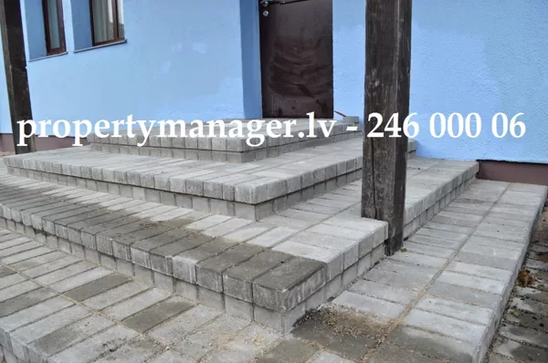 Мощение брусчаткой в Юрмале